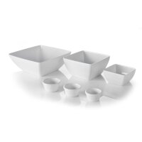 Quadratische Schüssel., HENDI, Weiß,...