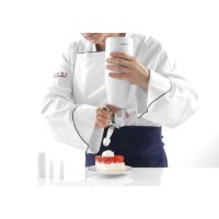 Sahnespender Kitchen Line, weiß, HENDI, Kitchen Line, 0,5L, ⌀80x(H)260mm