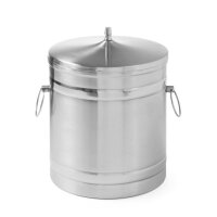 Eiskübel doppelwandig, BarUp, 5L, Silber, ⌀200x(H)230mm
