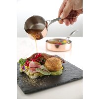 Miniatur-Kasserolle mit Ausgießer, HENDI, 0,16L, ⌀75x(H)40mm