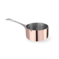 Miniatur-Kasserolle mit Ausgießer, HENDI, 0,16L, ⌀75x(H)40mm