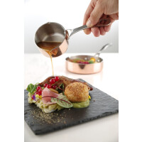 Miniatur-Kasserolle mit Ausgießer, HENDI, 0,26L, ⌀85x(H)50mm