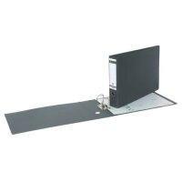 LEITZ 1073 Ordner schwarz marmoriert Karton 7,8 cm DIN A3 quer