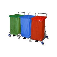 Trennwagen 3fach mit Fu&szlig;pedal SOLID