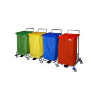 Trennwagen 4fach mit Fu&szlig;pedal SOLID