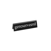 Tischschild Reserviert, HENDI, reserviert, 130x30x(H)38mm