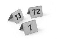 Tischnummern, HENDI, Nummer 1-12, 50x35x(H)40mm