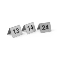 Tischnummern, HENDI, Nummer 1-12, 50x35x(H)40mm