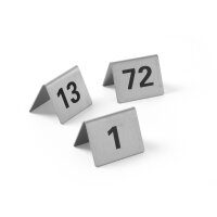 Tischnummern, HENDI, Nummer 61-72, 50x35x(H)40mm
