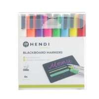 Kreidemarker 3 mm, HENDI, Marker 1x weiß, 1x rot,...