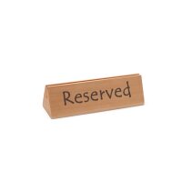 Tischschild Reserviert, HENDI, "reserved", 152x44x(H)44mm