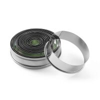 Ausstechformset, HENDI, mit glattem Rand, ø19-112,...