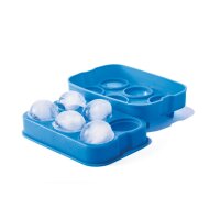 Eiswürfelform, kugelförmig, BarUp, Blau,...