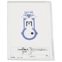 DURABLE Sichthüllen DIN A4 transparent g