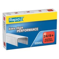 Heftklammern 24/8+mm Super Strong, verzinkt, 1000 Stück