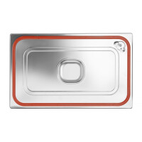 Gastronorm-Deckel mit Silikonrand, HENDI, Profi Line, GN 1/2, 265x325mm