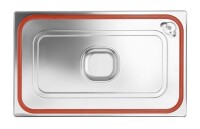 Gastronorm-Deckel mit Silikonrand, HENDI, Profi Line, GN 1/4, 265x162mm