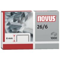 1.000 novus Heftklammern 26/6