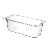 Eiscreme-Behälter Polycarbonat, HENDI, 5L, Transparent, 360x165x(H)120mm