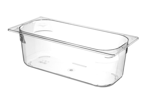 Eiscreme-Behälter Polycarbonat, HENDI, 5L, Transparent, 360x250x(H)80mm