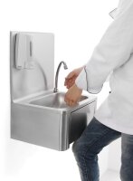 Handwaschbecken mit Kniebedienung, HENDI, 400x335x(H)570mm