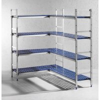 Regalsystem aus Aluminium für GN Behälter, HENDI, 1120x355x(H)1685mm