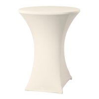 Stehtischhusse ø80-85 cm, HENDI, 810958, Creme, ø850x(H)1150mm