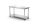 Arbeitstisch mit Regalboden - geschraubt, Tiefe 600 mm, HENDI, Kitchen Line, 1200x600x(H)850mm