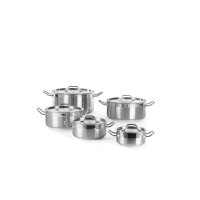 Kochtopf, niedrig - mit Deckel, HENDI, Profi Line, 12L, ⌀320x(H)150mm