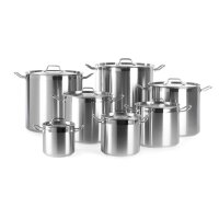 Kochtopf, hoch - mit Deckel, HENDI, Profi Line, 3L, ⌀160x(H)150mm