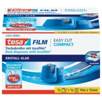 tesa Tischabroller Compact hellblau