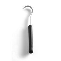 Butterroller - gezackt, HENDI, Schwarz, (L)194mm