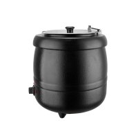 Suppenkessel, HENDI, Kitchen Line, 8L, Schwarz,...
