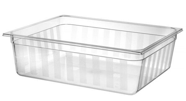 Gastronorm-Behälter 2/1, HENDI, GN 2/1, 58L, Transparent, 650x530x(H)200mm
