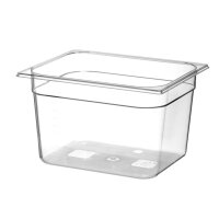 Gastronorm-Behälter 1/2, HENDI, Profi Line, GN 1/2, 6,5L, Transparent, 325x265x(H)100mm