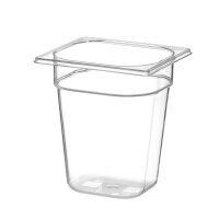 Gastronorm-Behälter 1/6, HENDI, Profi Line, GN 1/6, 3,4L, Transparent, 176x162x(H)200mm