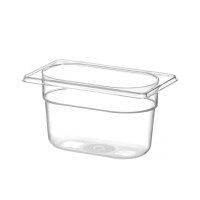 Gastronorm-Behälter 1/9, HENDI, Profi Line, GN 1/9, 1L, Transparent, 176x108x(H)100mm