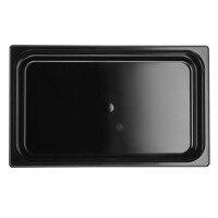 Gastronorm-Behälter 1/1, HENDI, Profi Line, GN 1/1, 9L, Schwarz, 530x325x(H)65mm