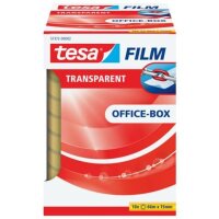 tesa OFFICE-BOX Klebefilm transparent 15,0 mm x 66,0 m 10...