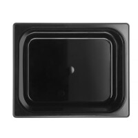 Gastronorm-Behälter 1/2, HENDI, Profi Line, GN 1/2, 4L, Schwarz, 325x265x(H)65mm
