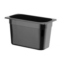 Gastronorm-Behälter 1/3, HENDI, Profi Line, GN 1/3, 7,8L, Schwarz, 325x176x(H)200mm