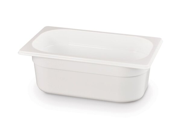 Gastronorm-Behälter 1/4, HENDI, GN 1/4, 1,8L, Weiß, 265x162x(H)65mm