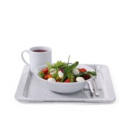 Polyestertablett für Selbstbedienungsrestaurants, AmerBox, GN 1/1, Granit, 530x325mm