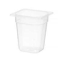 Gastronorm-Behälter 1/6, HENDI, Profi Line, GN 1/6, 1,6L, Transparent, 176x162x(H)100mm