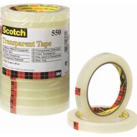 Scotch 550 Klebefilm transparent 19,0 mm gallery