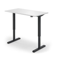 Höhenverstellbarer Schreibtisch Tiefe 650 mm Dekor...