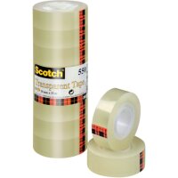 Scotch 550 Klebefilm transparent 19,0 mm gallery