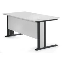 Schreibtisch Basic MULTI M Dekor weiß, Gestell...