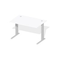 Schreibtisch Comfort M MULTI M Dekor weiß, Gestell...