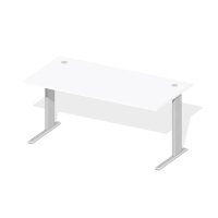 Schreibtisch Comfort M MULTI M Dekor weiß, Gestell...